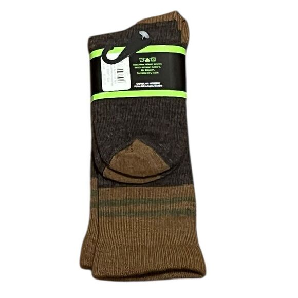Merino Wool Blend Socks, Brown/Tan, Size 10-13 Men’s, NWT - Picture 2 of 4